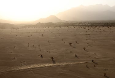 Panorámica de la etapa 12 entre Al Henakiyah y Yanbu.