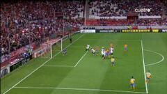 Mbia hizo el 1-0 para el Sevilla en claro fuera de juego