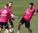 Cristiano, Carvajal y Pepe se ejercitan en el gimnasio