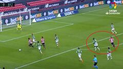 La jugada que retrata la desidia del Betis en Bilbao