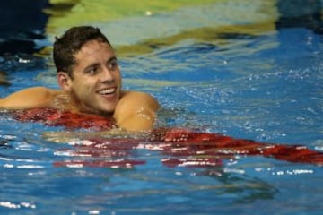 El nadador brasileño se transformó en el deportista más premierdo en las historia de los Juegos Panamericanos, al conseguir bronce en los 200 metros pecho y sumar su 23ª medalla. También ganó la medalla de plata en 200 metros combinados en los mundiales de natación de Kazán.