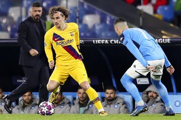 Antoine Griezmann y José Callejón.