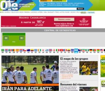 Portadas de la prensa extranjera