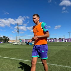 Lachuer y Jaouab, protagonistas del regreso al trabajo del Real Valladolid