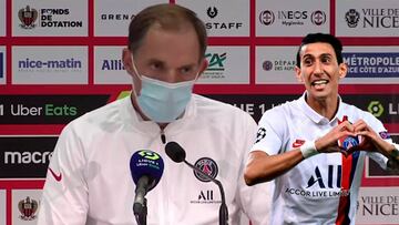 Tuchel se deshace en elogios con Di María: "Es impresionante lo que ha hecho"