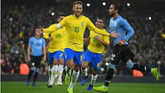 Brazil captain Neymar pleased with stern Uruguay test