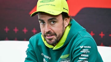 Fernando Alonso (Aston Martin). Losail, Qatar. F1 2024.