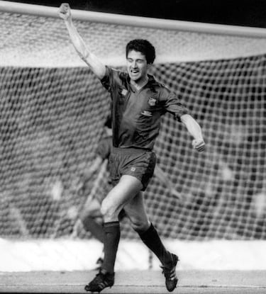 Barcelona (1982-1986) - Espanyol (1986-1989).