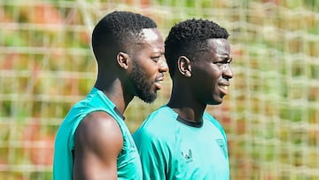 18/07/24 PRETEMPORADA ENTRENAMIENTO ATHLETIC DE BILBAO
IÑAKI WILLIAMS ADAMA BOIRO