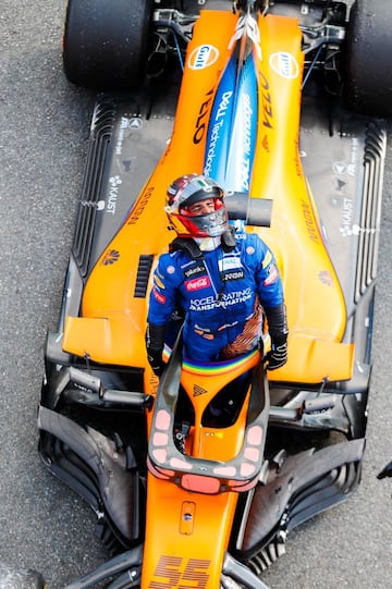 Carlos Sainz, en Monza 2020.