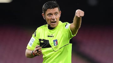 Gianluca Rocchi, uno de los &aacute;rbitros designados para pitar a los clubes espa&ntilde;oles en la Europa League.