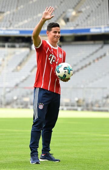 Inicia un nuevo camino: James ya es jugador del Bayern