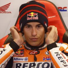 Márquez: "Enfadado conmigo mismo por la segunda caída"