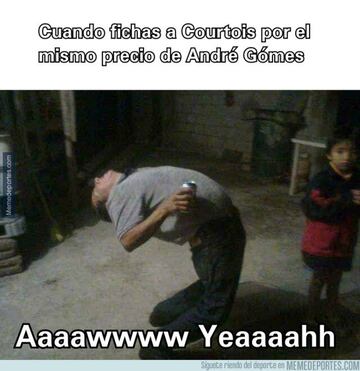 Los mejores memes de la presentación de Courtois