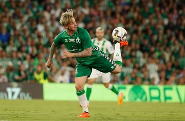 Guti, durante el partido homenaje a Joaqu¨ªn.