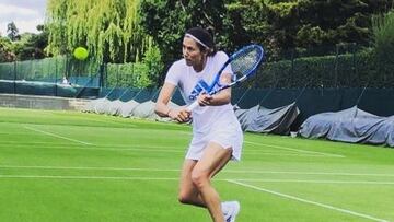 Garbiñe ya se entrena en el All England con vistas a Wimbledon