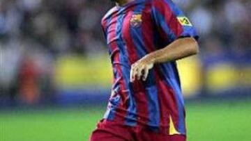 <B> ROTO. </B> Tras confirmarse la lesión del centrocampista catalán, Rijkaard deberá pensar en un sustituto de garantías.