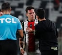 La patada que provocó una expulsión en Colo Colo y que dejó sangrando al rival