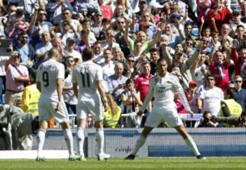 Cristiano Ronaldo celebra el 4-0.