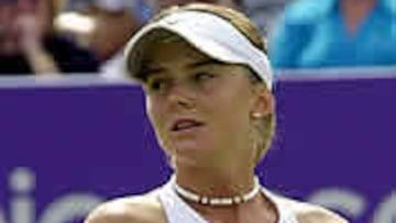 <b>NO LE QUEDA NI ESO.</b> Daniela Hantuchova ha desbancado a Kournikova en el ránking de las más guapas del tenis.