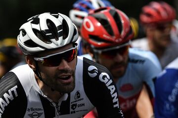 El holandés Tom Dumoulin participa en la séptima etapa.