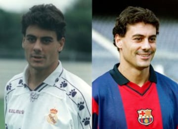 Empezó en las categorías inferiores del Real Madrid. Con el primer equipo jugó en dos etapas, en 1994 y en la temporada 97/98. Fichó por el Barcelona en 1999.