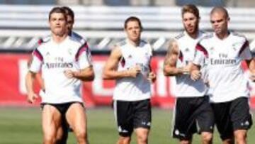 Bale, Modric y Marcelo se reincorporan al grupo