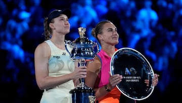 Victoria de Elena Rybakina en el Open de Australia.