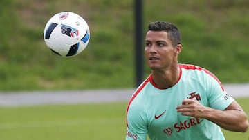 Cristiano est&aacute; concentrado con Portugal para disputar la Eurocopa.