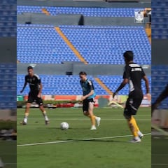 Vídeo: Marcelo Flores luce sus habilidades en entrenamiento con Tigres