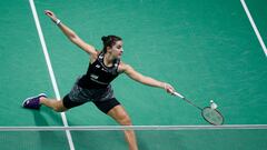 La jugadora española Carolina Marin, durante un partido.