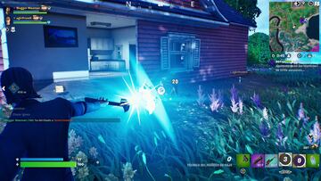 fortnite jujutsu kaisen llamas malditas brillo purpureo tecnica muñeco paja