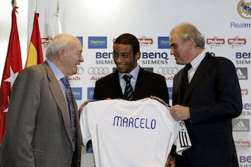 Signed in 2006 from Fluminense for six million euros, Marcelo barely featured under Fabio Capello but gained his place under Bernd Schuster and is now the club's vice-captain.