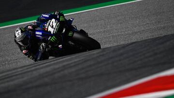 Maverick Viñales con la Yamaha.