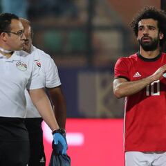 Salah deja la concentración de Egipto por una lesión en la ingle