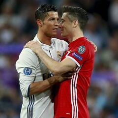 Cristiano y Sergio Ramos a Lewandowski: "Vente..."