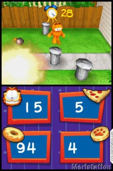 La pesadilla de Garfield se deja ver en Nintendo DS