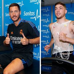 Hazard, Courtois y Valverde comienzan la pretemporada