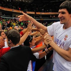 Serbia asusta: la favorita de más altura en el Mundial, 2'05 metros