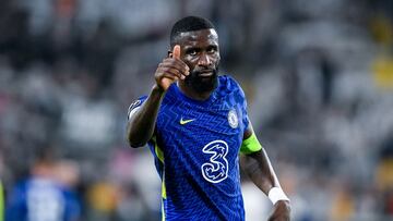 Antonio Rüdiger, nuevo jugador del Real Madrid, en un partido con el Chelsea.