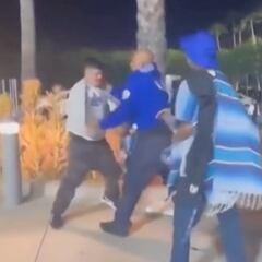 Man knocked unconscious in parking lot brawl at Dodger Stadium