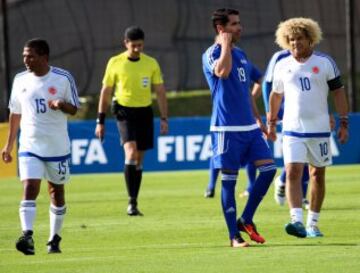 El partido entre las leyendas de la Fifa y las leyendas de Colombia se disputó este lunes 3 de octubre en la sede deportiva de la FCF.