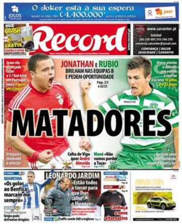 Portadas de la prensa deportiva