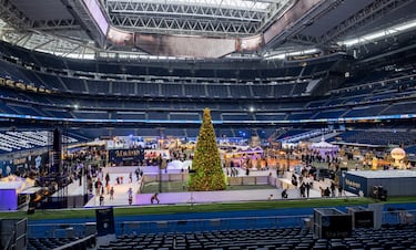 El estadio Santiago Bernabéu acoge la 'Mavidad Bernabeu'. Un envento para toda la familia en el que se puede disfrutar de un buen plan en estas fechas navideñas.