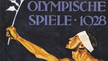 P&oacute;ster de los JJOO de Amsterdam 1928.