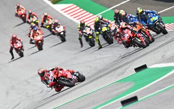 La victoria de Dovizioso en Austria en imágenes