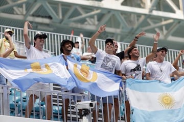 Afici&oacute;n argentina en Miami.