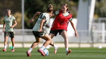 Keukelaar, durante uno de sus primeros entrenamientos con el Real Madrid.