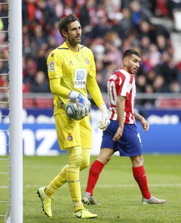 Diego López después del gol de Correa 