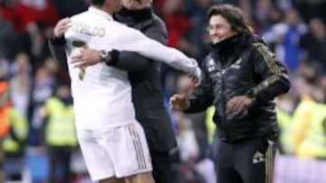 Mourinho, con Cristiano.